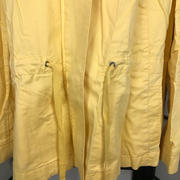 J Jill Pale Yellow Utility Jacket Size XL - Picture 3 of 5